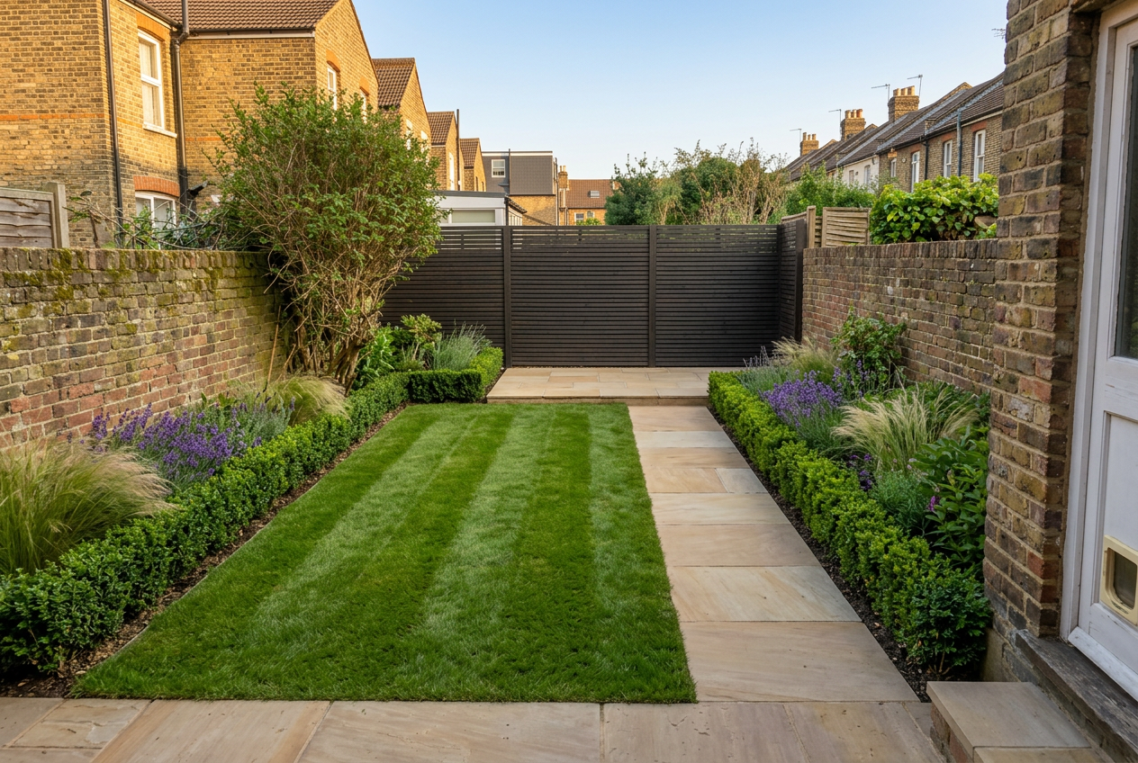 After landscaping