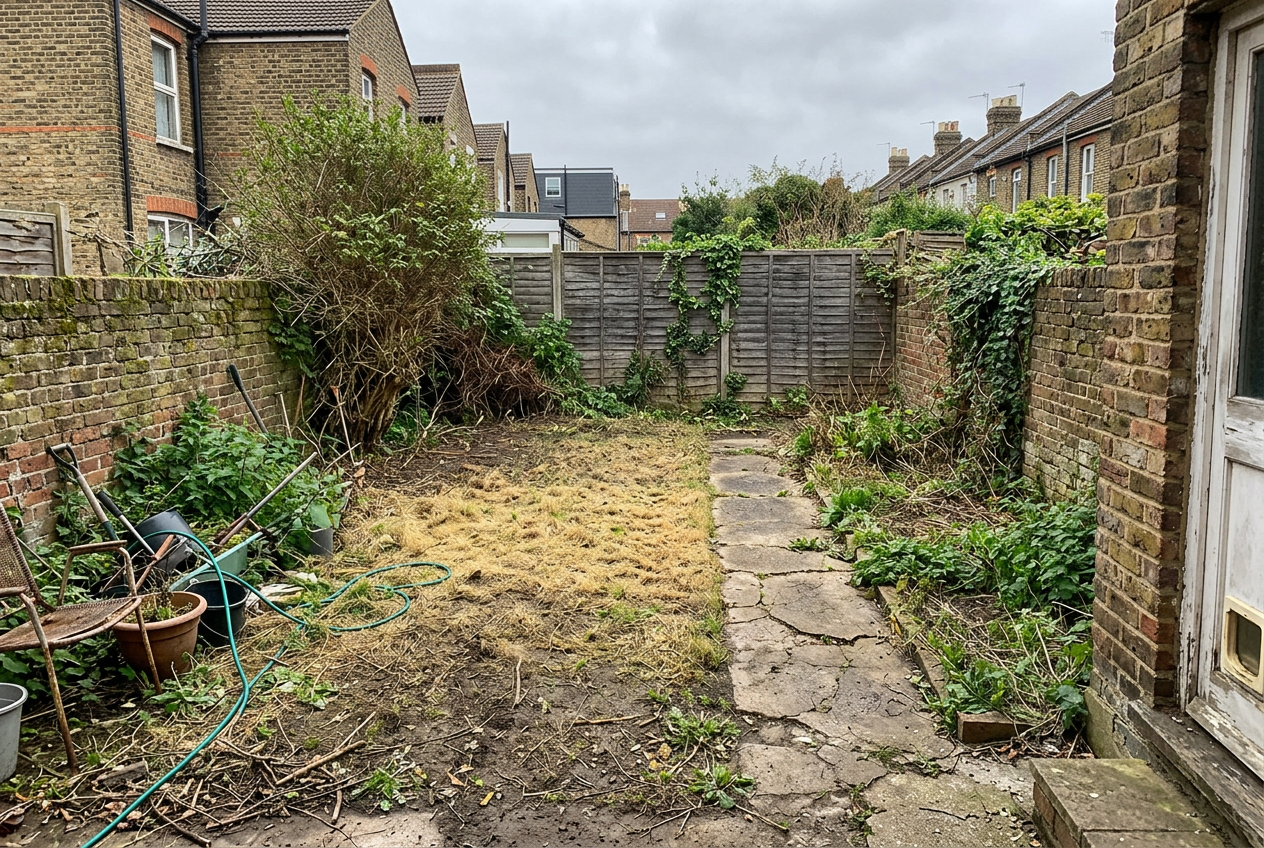 Before landscaping