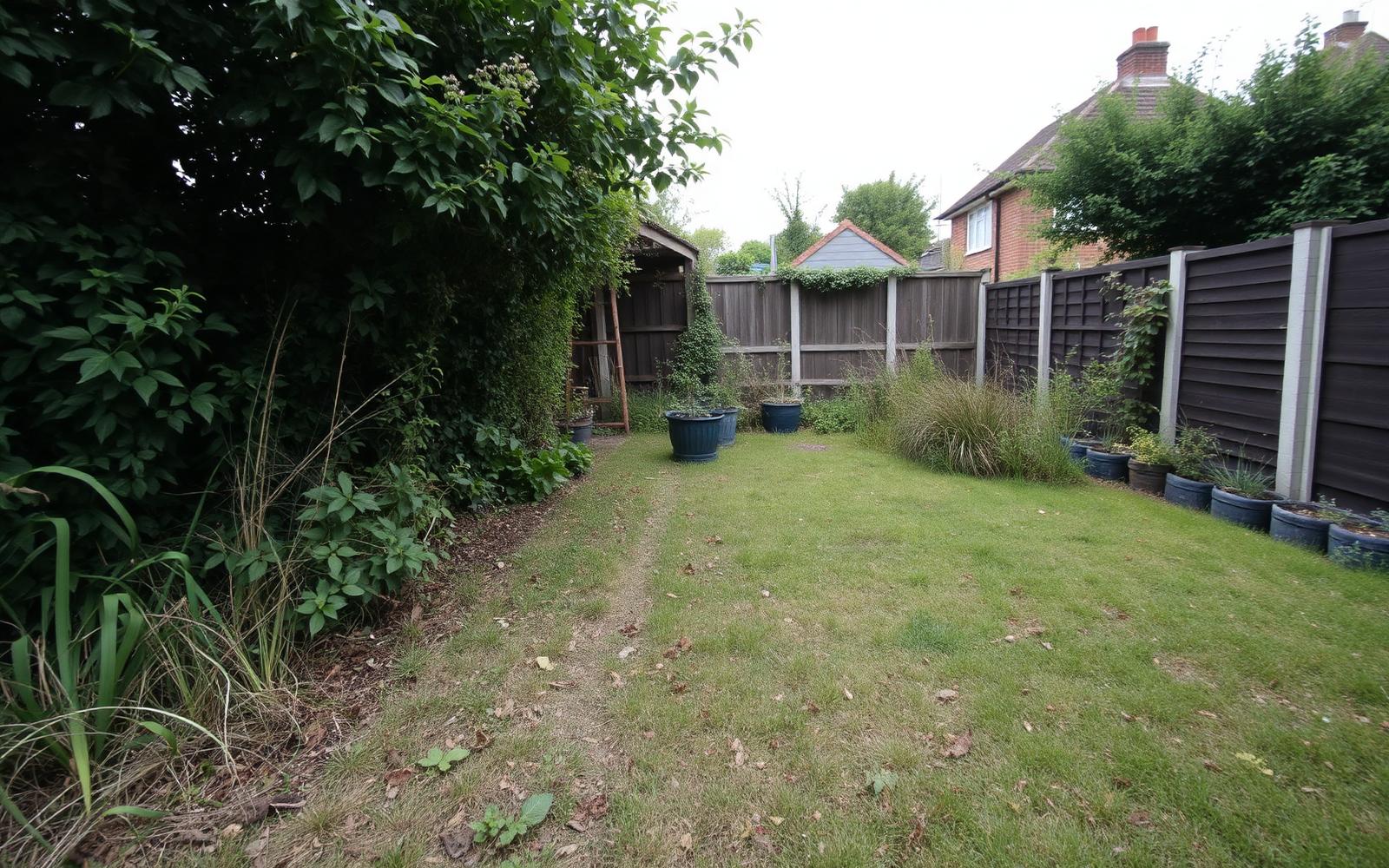Before landscaping